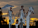Collection of Ladies in White at Sunset2