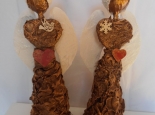 Large Bronze Angels