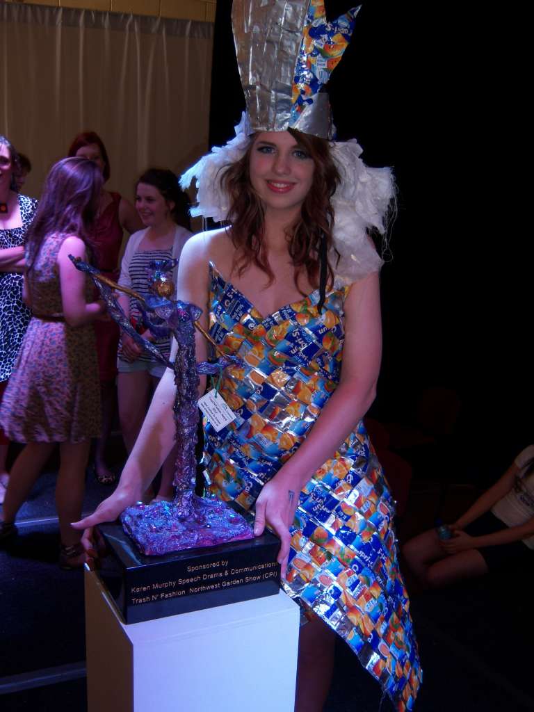 Urney Creations Designs Award for Trash'N'Fashion Show, 2012